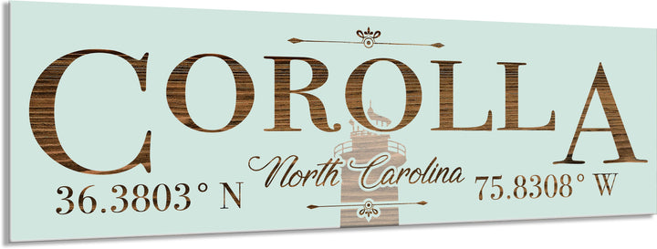 FP1825 - Corolla, NC Engraved Stick (Standard)
