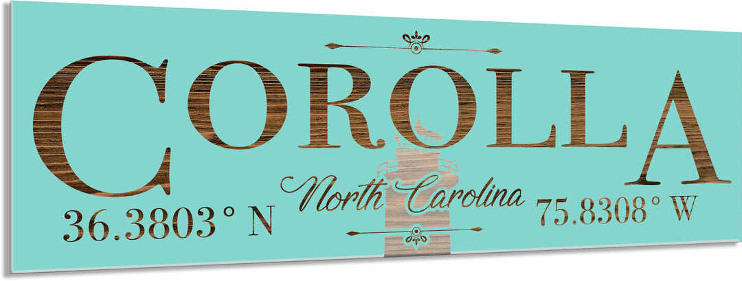 FP1825 - Corolla, NC Engraved Stick (Standard)