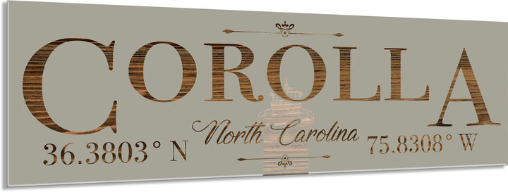 FP1825 - Corolla, NC Engraved Stick (Standard)