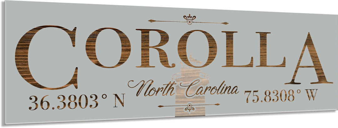 FP1825 - Corolla, NC Engraved Stick (Standard)