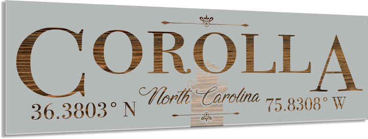 FP1825 - Corolla, NC Engraved Stick (Standard)