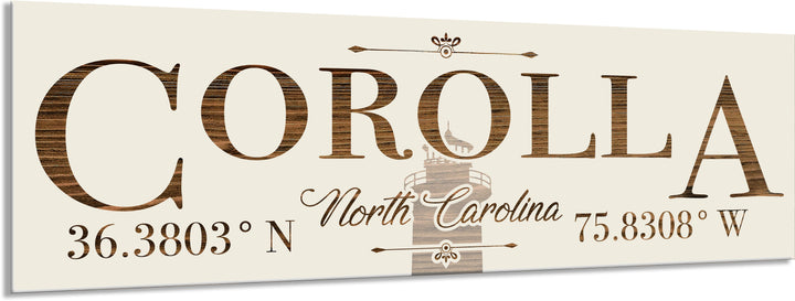 FP1825 - Corolla, NC Engraved Stick (Standard)