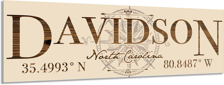FP1665 - Davidson, NC Engraved Stick (Standard)