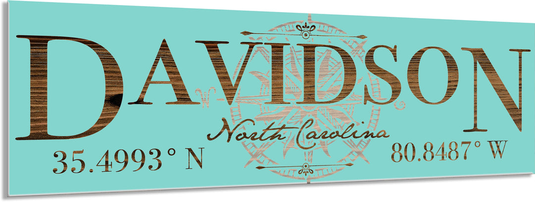 FP1665 - Davidson, NC Engraved Stick (Standard)