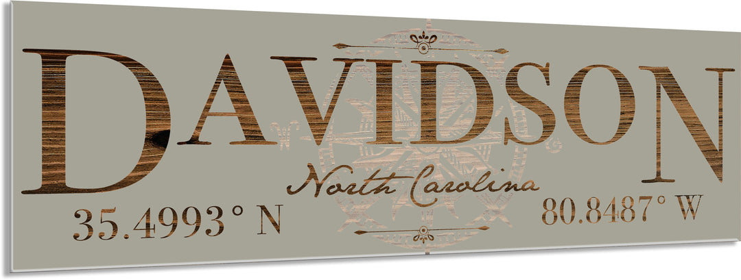 FP1665 - Davidson, NC Engraved Stick (Standard)