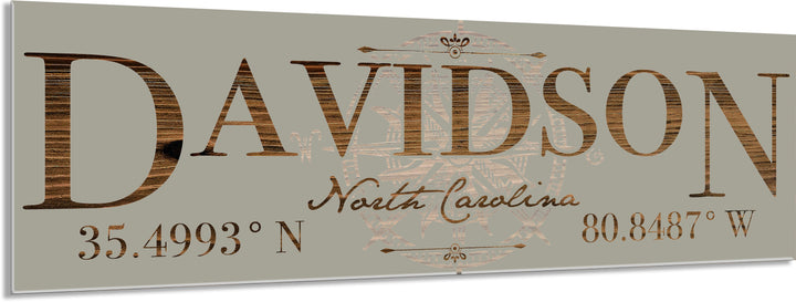 FP1665 - Davidson, NC Engraved Stick (Standard)