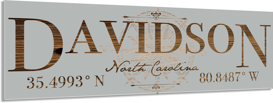 FP1665 - Davidson, NC Engraved Stick (Standard)