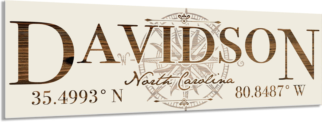 FP1665 - Davidson, NC Engraved Stick (Standard)
