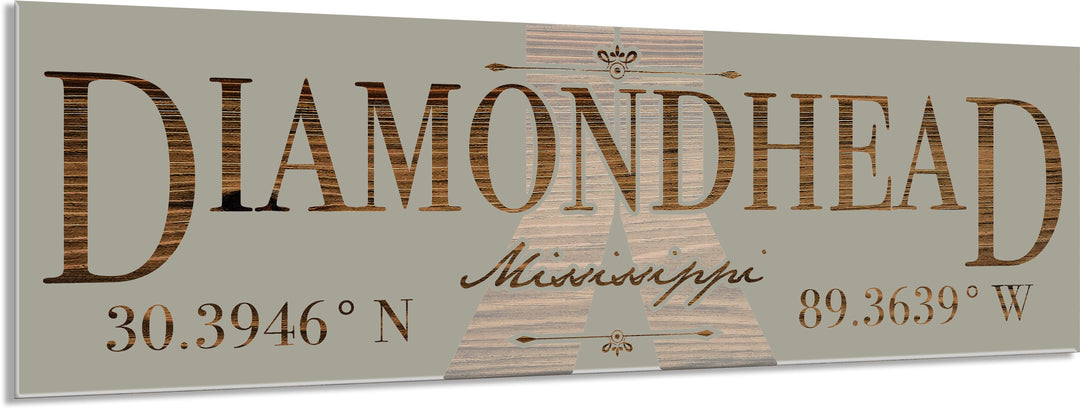 FP0874 - Diamondhead, MS Engraved Stick (Standard)