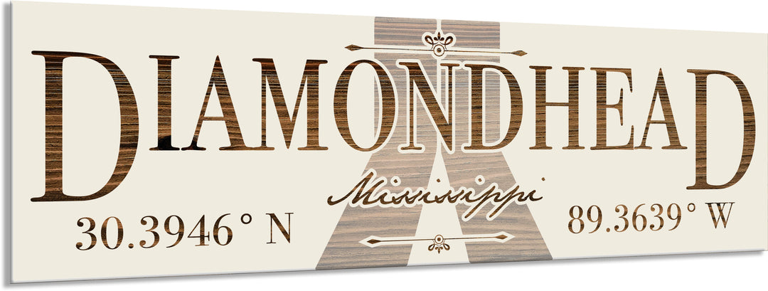 FP0874 - Diamondhead, MS Engraved Stick (Standard)
