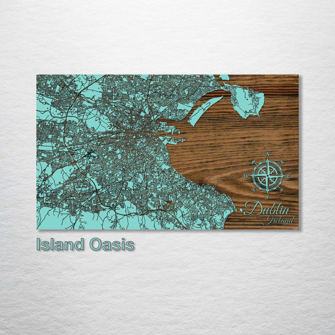 Dublin, Ireland Street Map