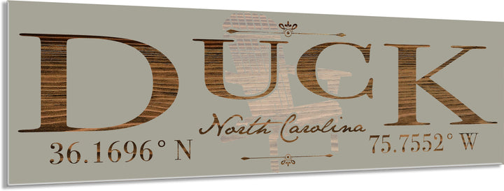 FP0778 - Duck, NC Engraved Stick (Standard)