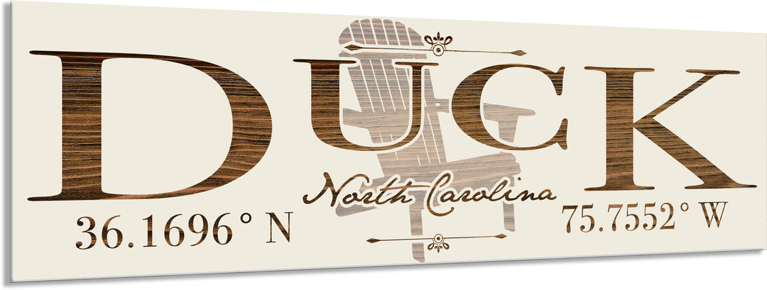 FP0778 - Duck, NC Engraved Stick (Standard)
