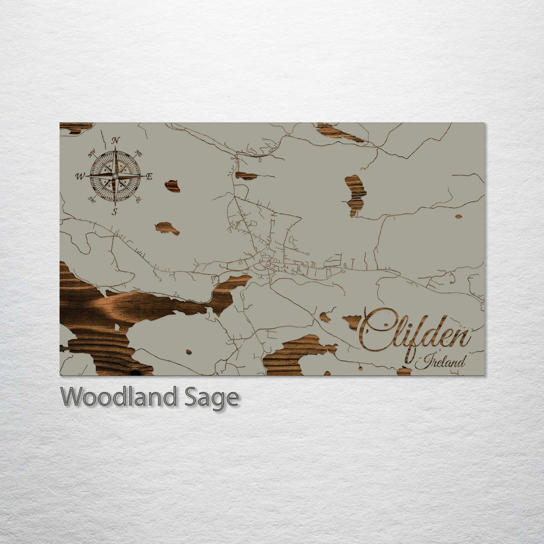 Clifden,  Ireland Street Map