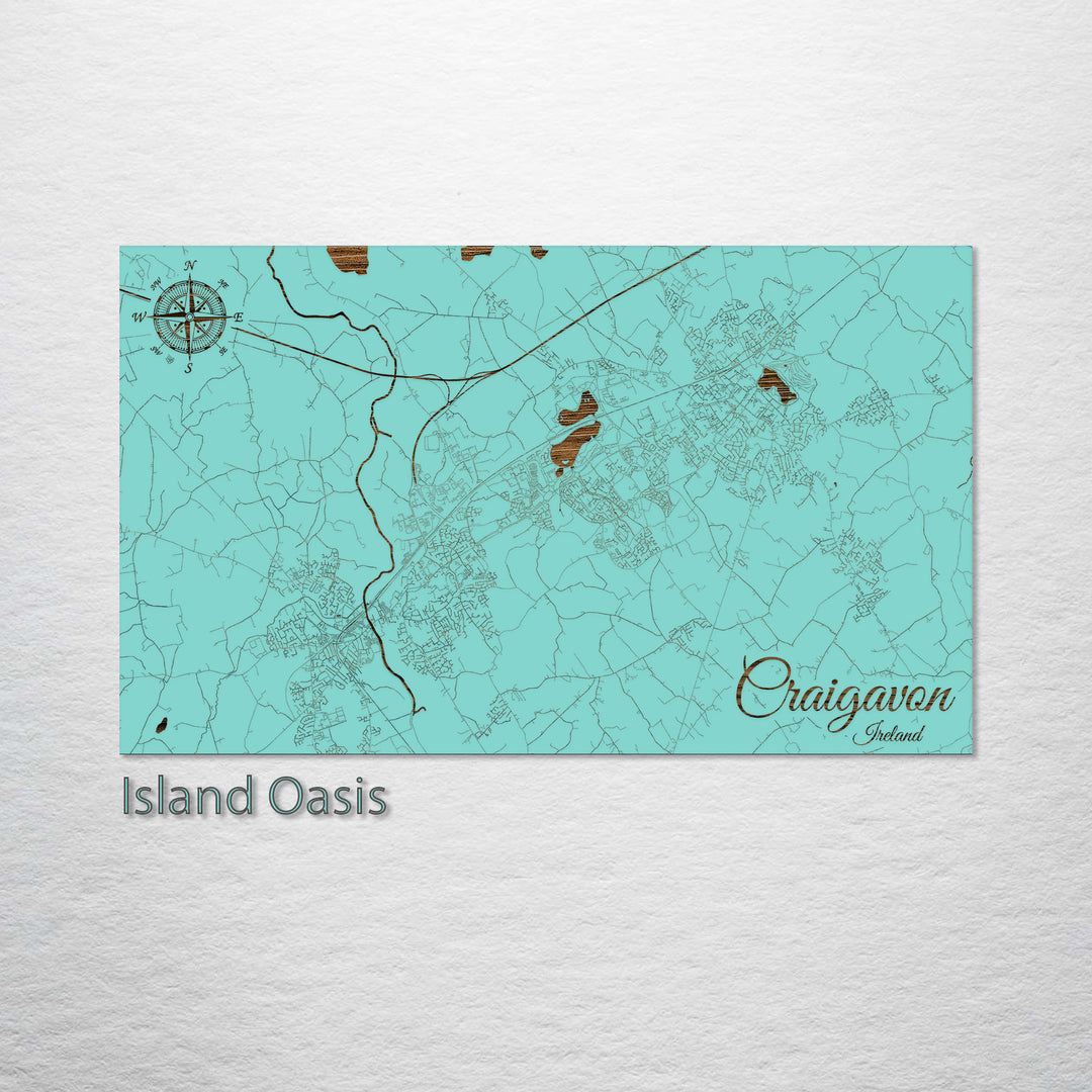 Craigavon, Ireland Street Map