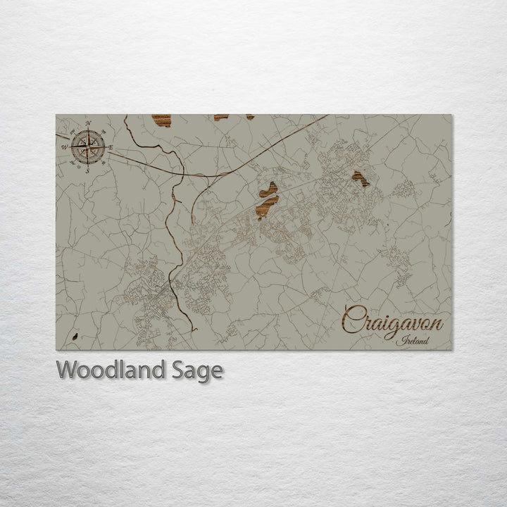 Craigavon, Ireland Street Map