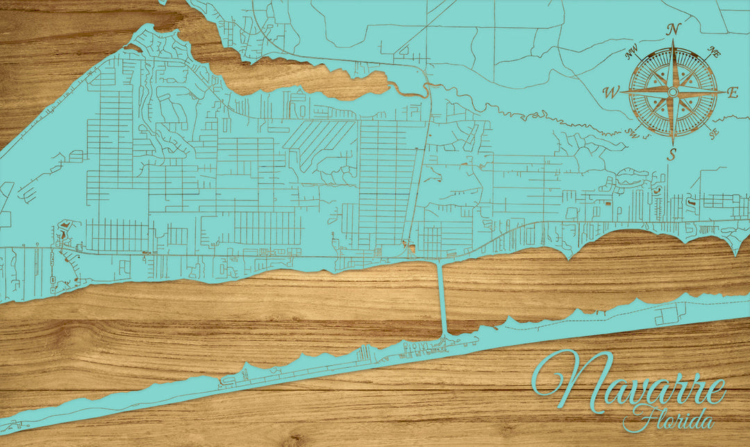 FP1153 - Navarre, FL Engraved Map (Standard)
