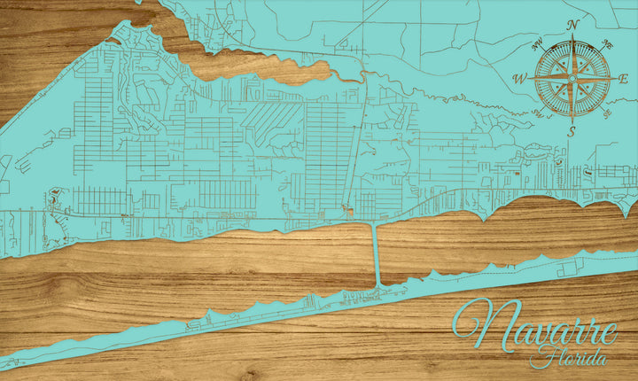 FP1153 - Navarre, FL Engraved Map (Standard)