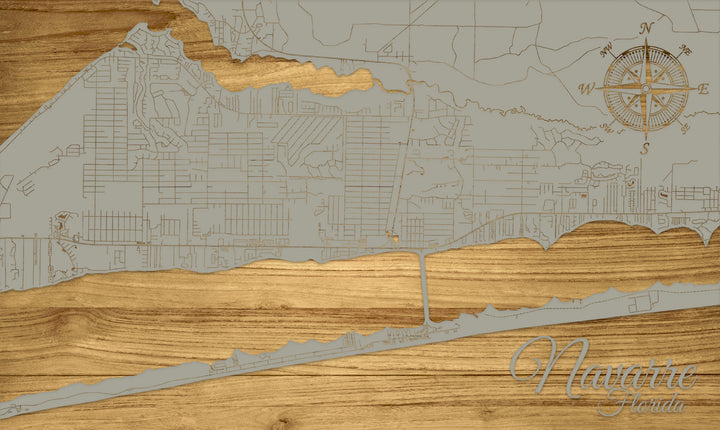 FP1153 - Navarre, FL Engraved Map (Standard)
