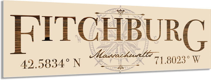 FP1039 - Fitchburg, MA Engraved Stick (Standard)