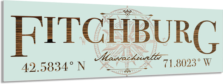 FP1039 - Fitchburg, MA Engraved Stick (Standard)