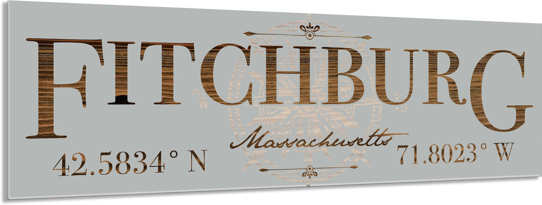 FP1039 - Fitchburg, MA Engraved Stick (Standard)