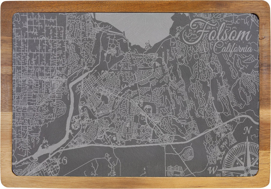 FP0548 - Folsom, CA Slate Cutting Board (Standard)
