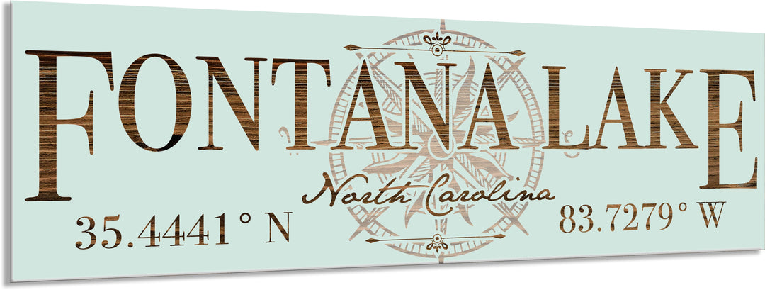 FP1860 - Fontana Lake, NC Engraved Stick (Bronze)