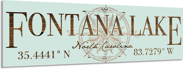 FP1860 - Fontana Lake, NC Engraved Stick (Bronze)