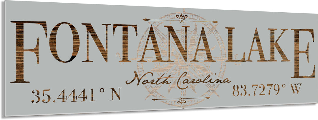 FP1860 - Fontana Lake, NC Engraved Stick (Bronze)