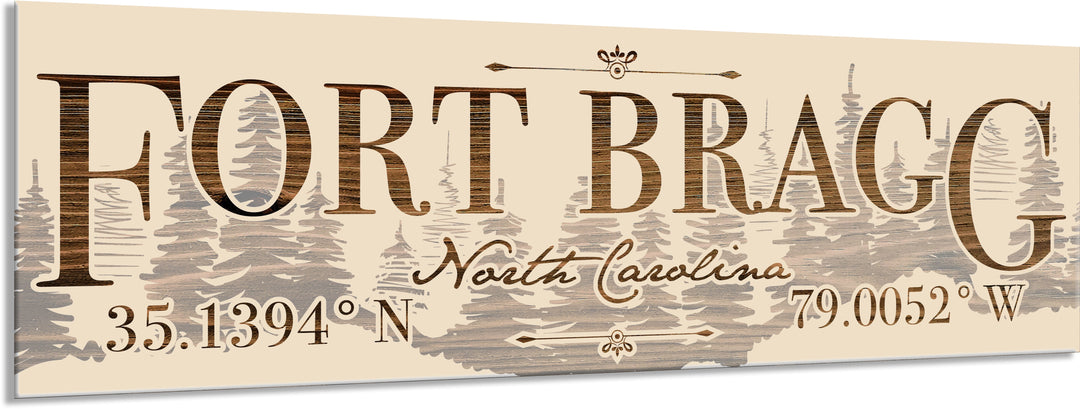 FP1449 - Fort Bragg, NC Engraved Stick (Standard)