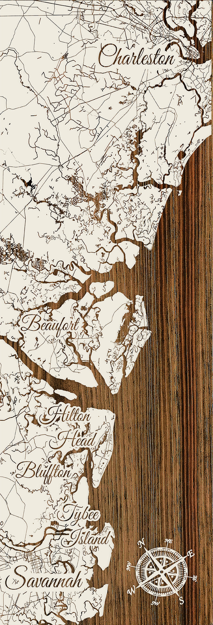 FP0426 - Get Gifty Sav to Chas, GA Engraved Panoramic (Standard)