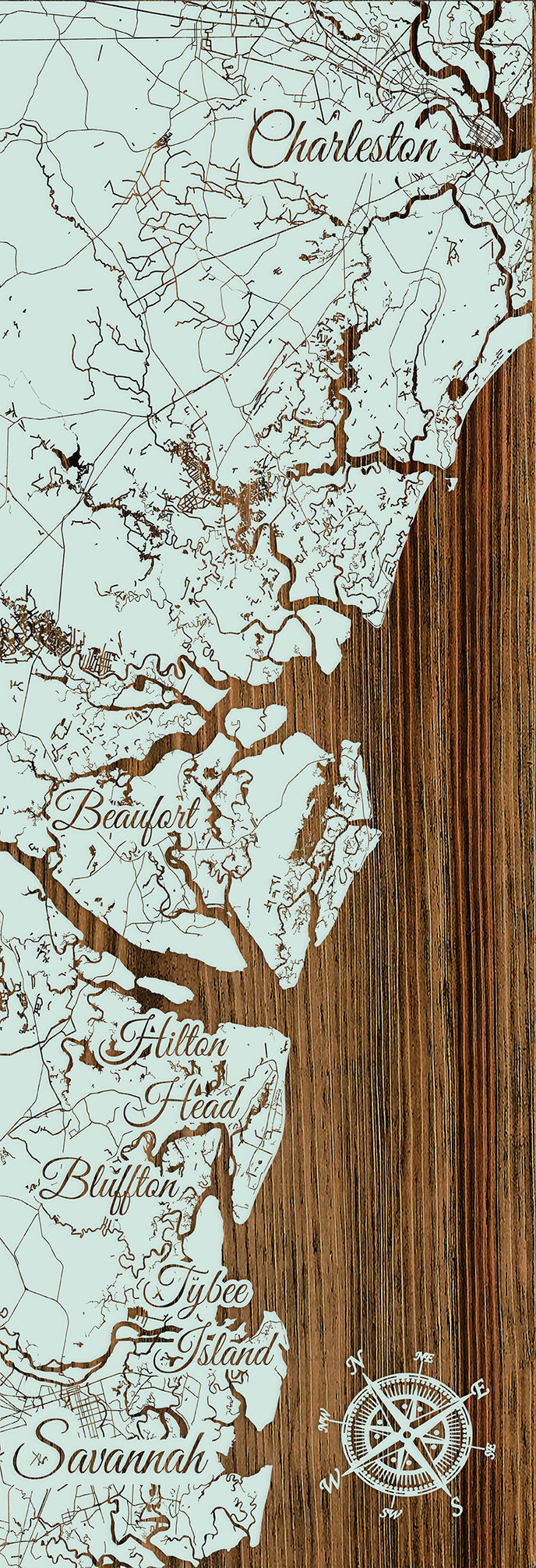 FP0426 - Get Gifty Sav to Chas, GA Engraved Panoramic (Standard)