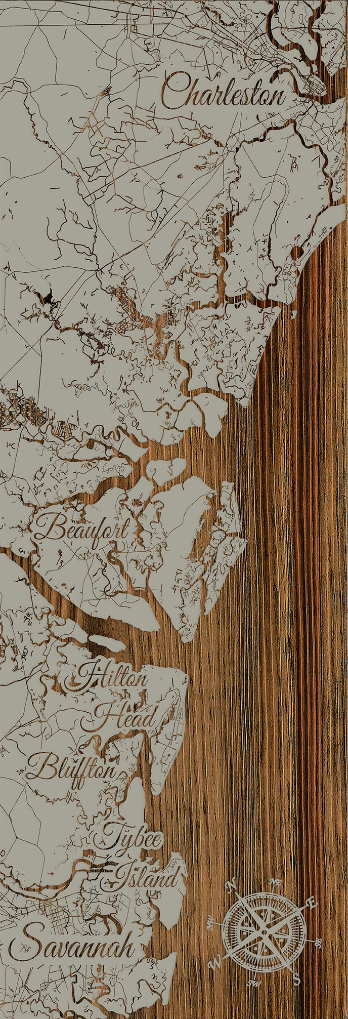 FP0426 - Get Gifty Sav to Chas, GA Engraved Panoramic (Standard)