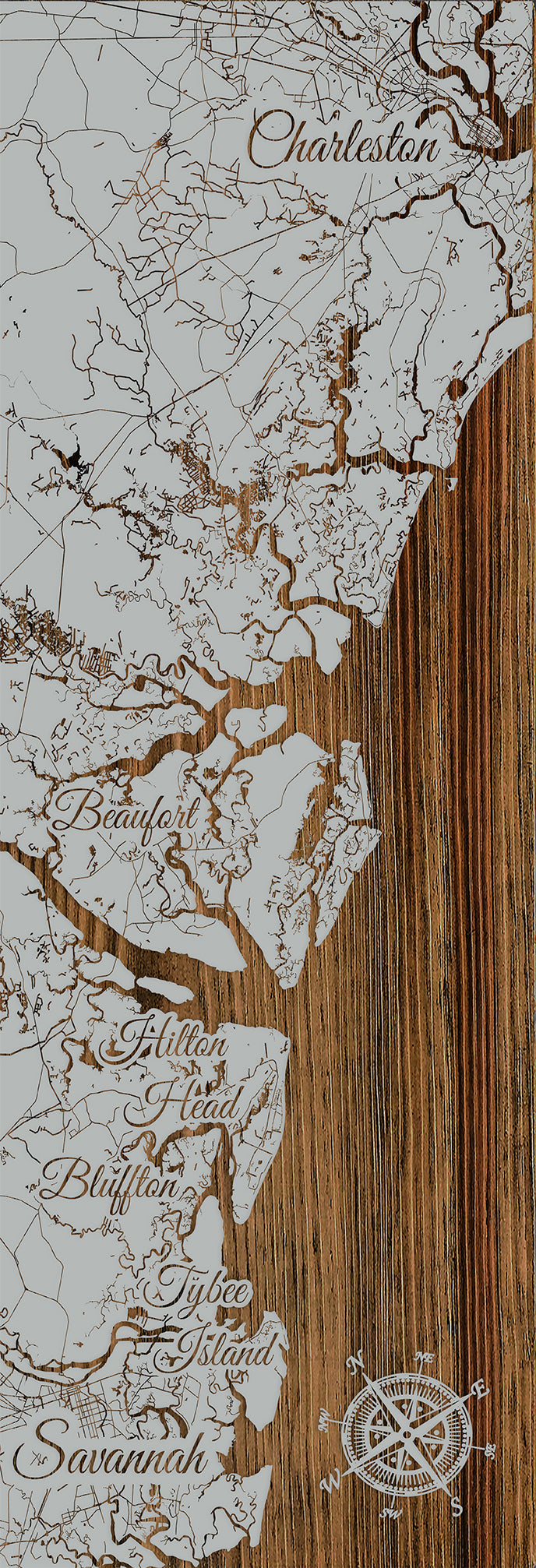 FP0426 - Get Gifty Sav to Chas, GA Engraved Panoramic (Standard)