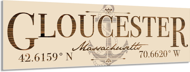 FP1502 - Gloucester, MA Engraved Stick (Standard)