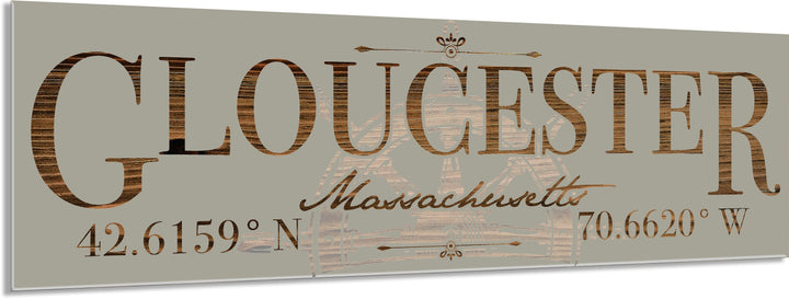 FP1502 - Gloucester, MA Helm Engraved Stick (Standard)