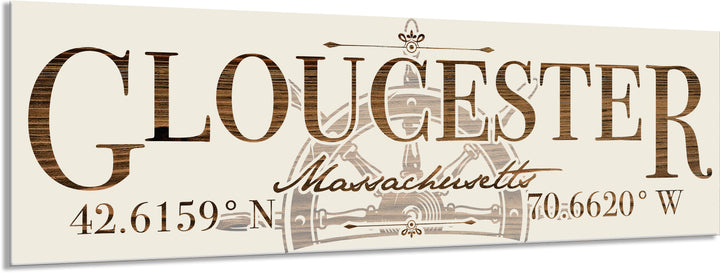 FP1502 - Gloucester, MA Helm Engraved Stick (Standard)