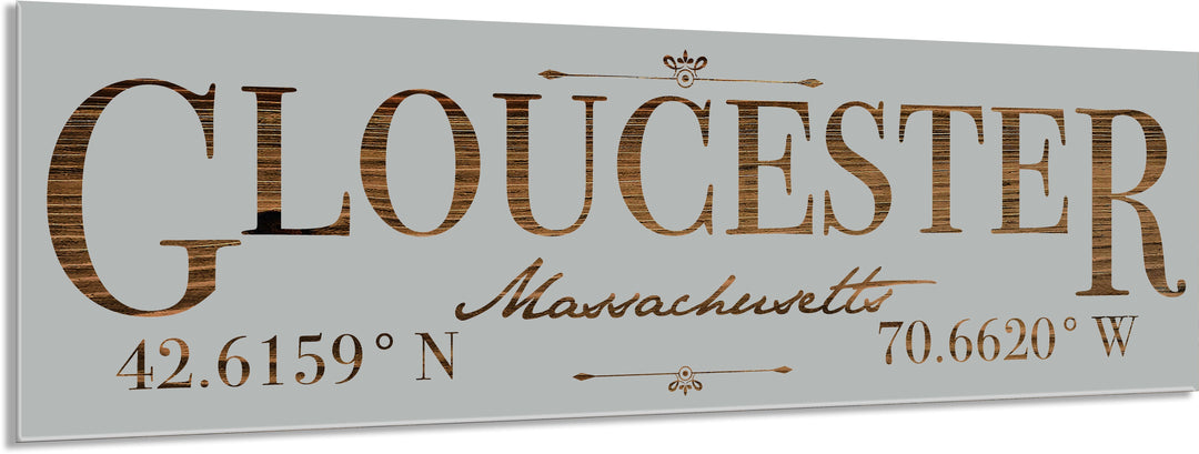 FP1502 - Gloucester, MA No Background Engraved Stick (Standard)