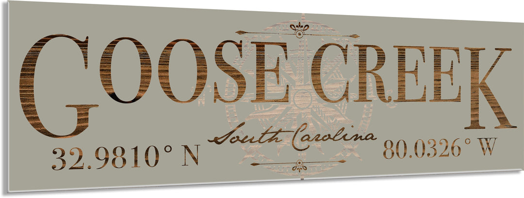 FP1332 - Goose Creek, SC Engraved Stick (Standard)