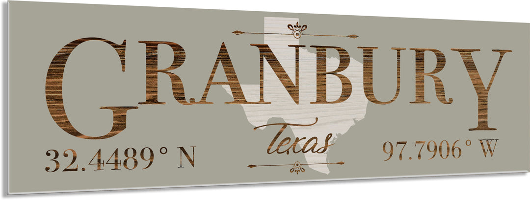FP0701 - Granbury, TX Engraved Stick (Standard)