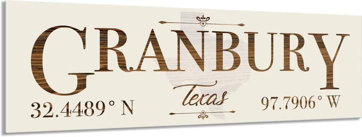 FP0701 - Granbury, TX Engraved Stick (Standard)