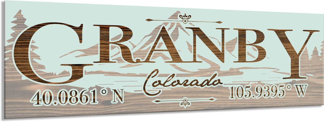 FP0377 - Granby, CO Engraved Stick (Standard)