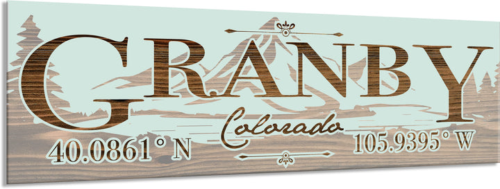 FP0377 - Granby, CO Engraved Stick (Standard)
