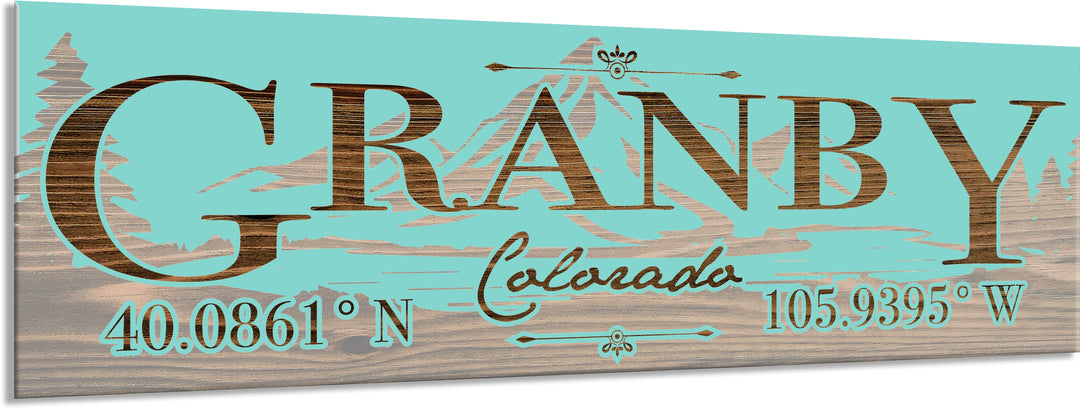 FP0377 - Granby, CO Engraved Stick (Standard)