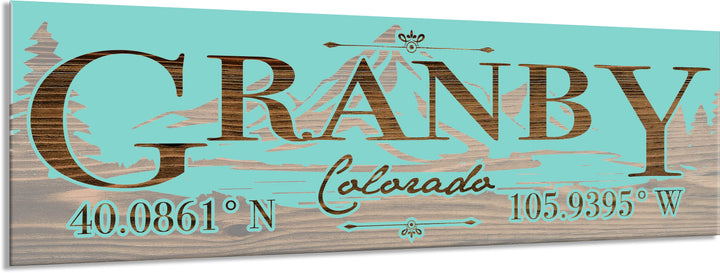 FP0377 - Granby, CO Engraved Stick (Standard)