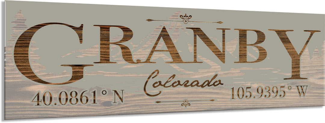 FP0377 - Granby, CO Engraved Stick (Standard)