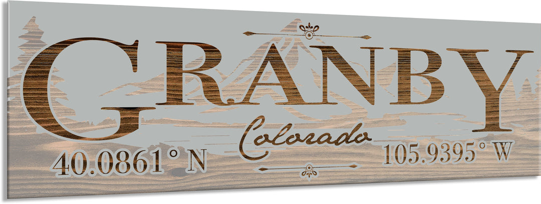 FP0377 - Granby, CO Engraved Stick (Standard)