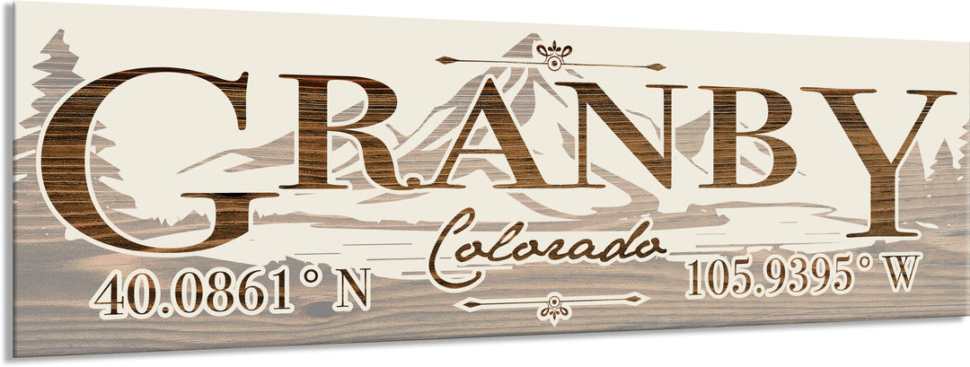 FP0377 - Granby, CO Engraved Stick (Standard)