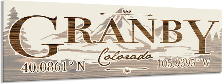 FP0377 - Granby, CO Engraved Stick (Standard)